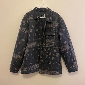 Original Use Quilted Jacket with Paisley Design